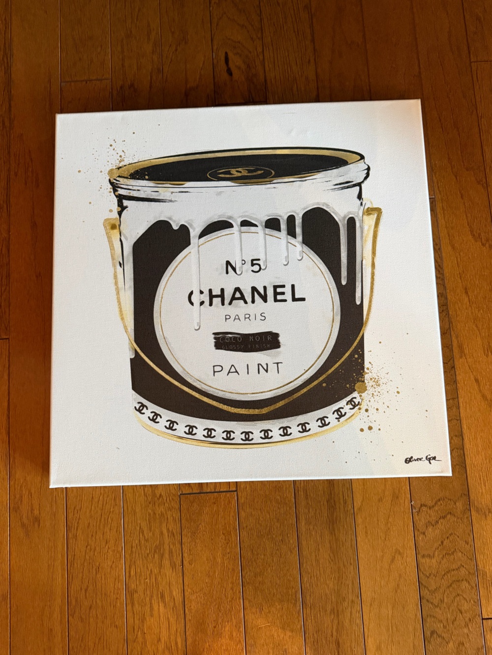 Tiffany and Co. Paint Can Wall Art